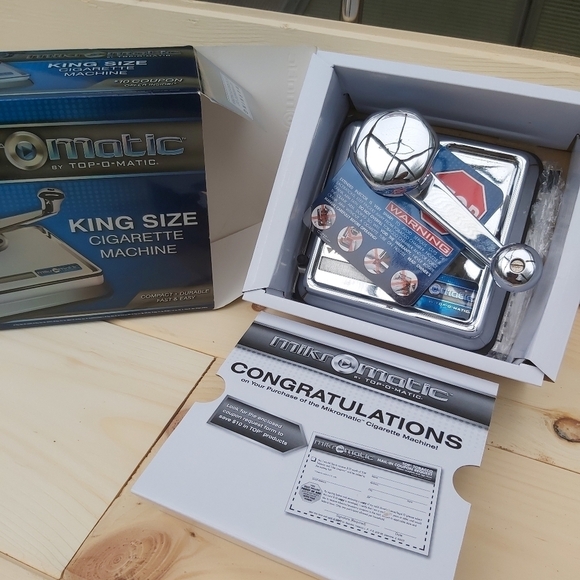 KING size cigarette maker MikrOmatic by Top-O-Matic rolling machine - Picture 3 of 11